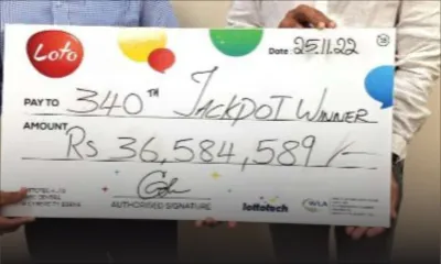 Loto : Deux frères se partagent la somme de Rs 36 millions