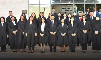 Cour suprême : 25 nouveaux avoués prêtent serment 