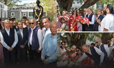 [En images] Dépôt de gerbes par le PTr pour commémorer le 80e anniversaire de la mort d'Anjalay Coopen