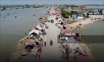 Pakistan: des villageois bravent la faim et les serpents pour protéger leurs terres inondées