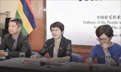 L’ambassadrice de Chine souligne le renforcement des relations sino-mauriciennes