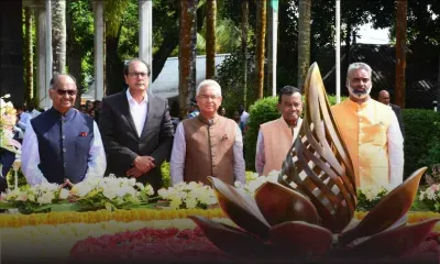 [En images] Dépôt de gerbes et série d’activités dans le cadre de l’anniversaire de feu Sir Anerood Jugnauth