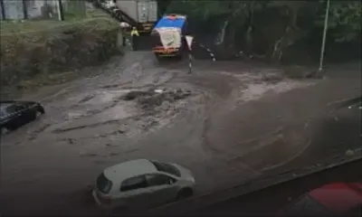 Mauvais temps : une partie de l’autoroute à Bell-Village envahie par l’eau