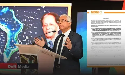 Traité sur les Chagos : le MSM affirme que l’Attorney General n’a pas apporté d’éclaircissements sur quatre points