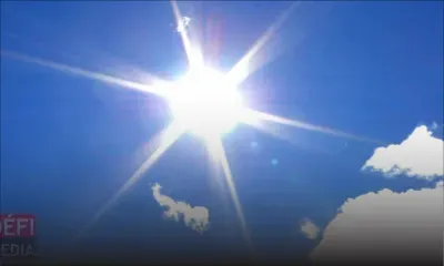 Météo : Temps ensoleillé ce matin, des averses attendues dans l’après-midi