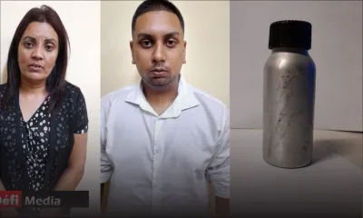 Saisie d'un liquide utilisé dans la fabrication de drogue synthétique : mère et fils arrêtés