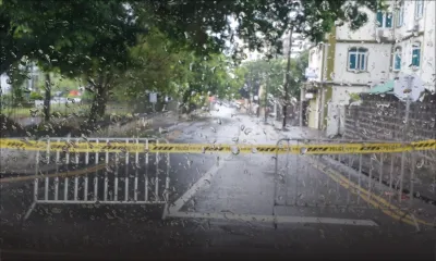 Alerte cyclonique de classe 3 – Port-Louis : la rue Poudrière fermée à la circulation