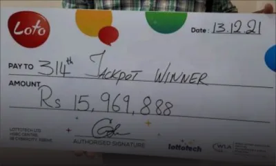 Loto : un sexagénaire de Saint-Pierre remporte Rs 15,9 millions