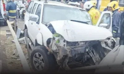 Grave accident sur l’autoroute à Riche-Terre : un ouvrier chinois amputé de la jambe après un violent choc