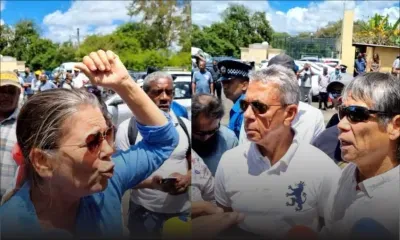 Devant la Cour de Moka : «Larg Bruneau, Bruneau inosan, pa tous nou ero», scandent des sympathisants