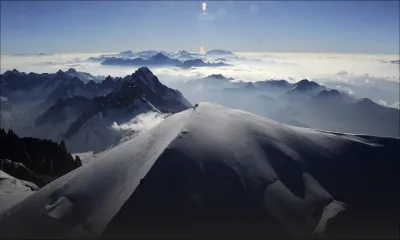 Le mont Blanc mesuré en baisse de plus de deux mètres