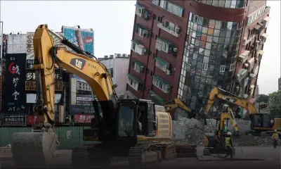 Taïwan: les sauveteurs recherchent des dizaines de personnes piégées après un puissant séisme