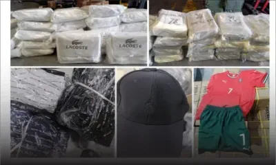 Saisie douanière : plus de 2 000 articles contrefaits interceptés à bord d’un navire en provenance de Chine