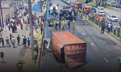 Grave accident à Pailles : Plusieurs véhicules endommagés