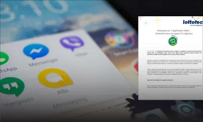 Arnaque : attention au faux profil de Loterie Vert sur l’application Viber