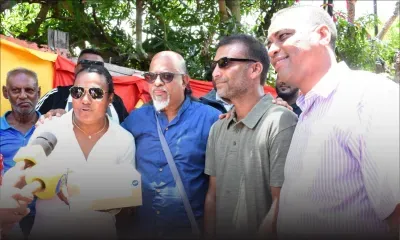 Visite des lieux à Vallée-des-Prêtres : anniversaire surprise pour Anabelle Savabaddy et Ashok Subron 