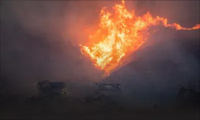 Nouvel incendie violent près de Los Angeles, des milliers d'évacuations