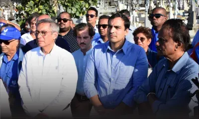 Hommage à SGD au cimetière St-Jean : Xavier-Luc Duval donne la réplique à Maurice Allet