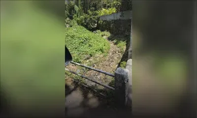 Une rivière émanant du bassin Mesnil asséchée après une obstruction, selon une habitante