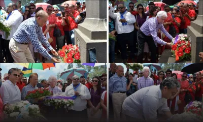 [En images] 189e anniversaire de l’abolition de l’esclavage : le PTr, le MMM et le PMSD à Pointe-Canon