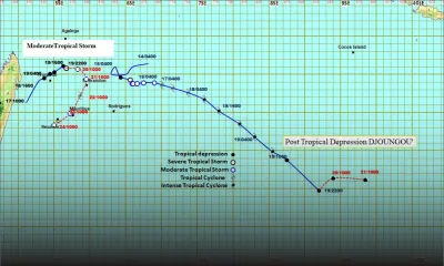 [Breaking News] Un avertissement de cyclone de classe 1 en vigueur à Maurice