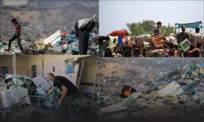 A Gaza, des habitants vivent près d'énormes tas de déchets, selon l'UNRWA
