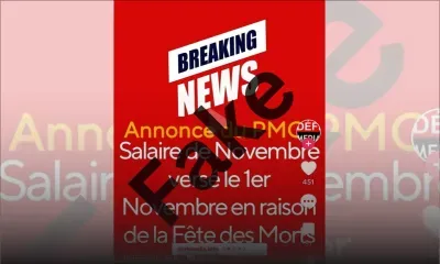 Fake News autour du salaire de novembre !