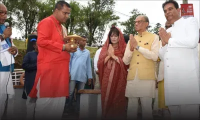 Maha Shivaratri 2025 : le couple Ramgoolam au Ganga Talao