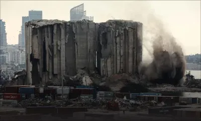 Port de Beyrouth: nouvel effondrement dans les silos au 2e anniversaire de l'explosion 