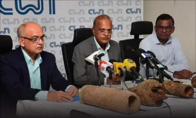 CWA : 291 kilomètres de tuyaux remplacés depuis janvier 2023, indique Maunthrooa