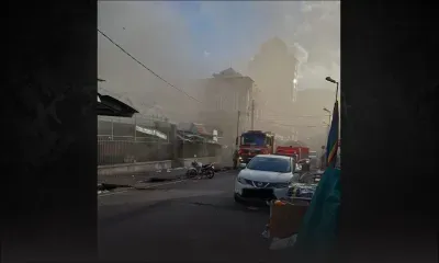 Marché central : un étal prend feu, l'incendie maîtrisé