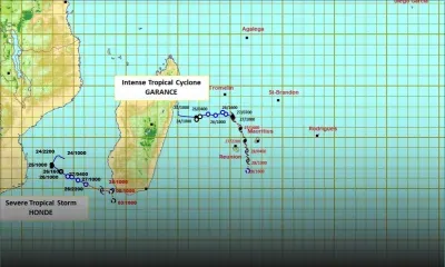 Alerte 3 maintenue : Garance s'affaiblit graduellement, mais reste une menace pour Maurice, selon la station météo