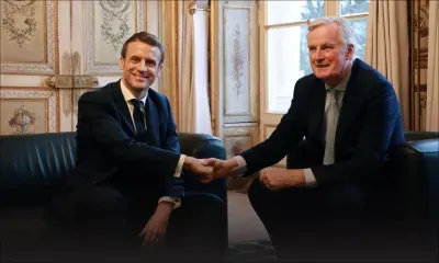 Macron nomme l'ex-commissaire européen de droite Michel Barnier comme Premier ministre (Elysée)