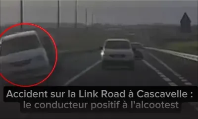 Accident sur la Link Road à Cascavelle : le conducteur positif à l'alcootest
