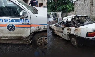 De Balaclava à Triolet : violent accident lors d'une course poursuite entre un véhicule de police et une voiture suspecte