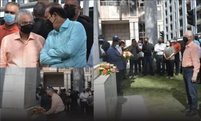 Fête du Travail : Le GM dépose des gerbes à la Place d’Armes 