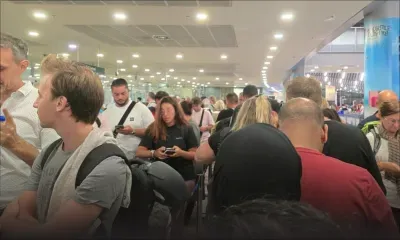 Aéroport de Plaisance : longue file d’attente à l’immigration