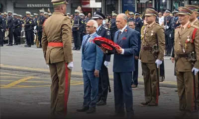 Remembrance Day 2025 : dépôts de gerbes à Curepipe, absence du MMM