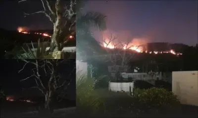 Incendie sur la Montagne des Signaux