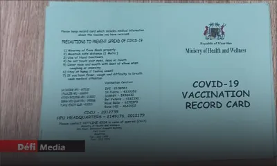 Carte vaccinale numérique : un help desk (401 3060) mis à disposition 