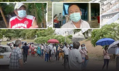 Vaccins anti-Covid-19 : longue file d’attente pour la «Booster Dose» au SVICC à Pailles