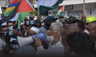 Conflit israélo-palestinien : rassemblement de soutien à la Palestine organisé par le GREA à Port-Louis
