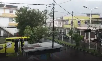 Vallée-Pitot : Boutiquiers et marchands bravent le mauvais temps