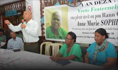 Les Verts Fraternels réclament l'introduction du créole au Parlement  