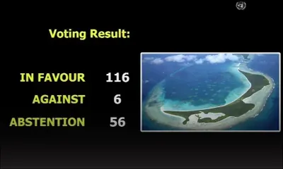 [Breaking news] Chagos : la majorité des pays membres des Nations Unies votent en faveur de la résolution de Maurice 