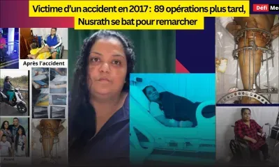 Victime d’un accident en 2017 :  89 opérations plus tard, Nusrath se bat pour remarcher 