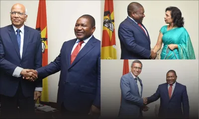 Visites de courtoisie : le Président du Mozambique rencontre le Chef juge, Maya Hanoomanjee et XLD