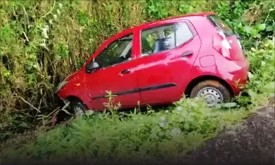 Chamarel : une voiture avec à son bord deux Sud-Africains finit dans un ravin