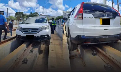 Voiture découverte sur les rails à Réduit : le conducteur avait 95 mg d’alcool dans le sang 