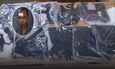 Port-Louis : arrêté pour avoir volé neuf maillots de sport